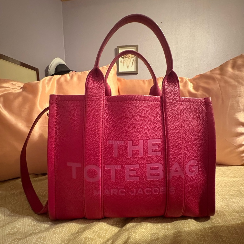 Marc Jacobs Vibrant Pink Tote Bag